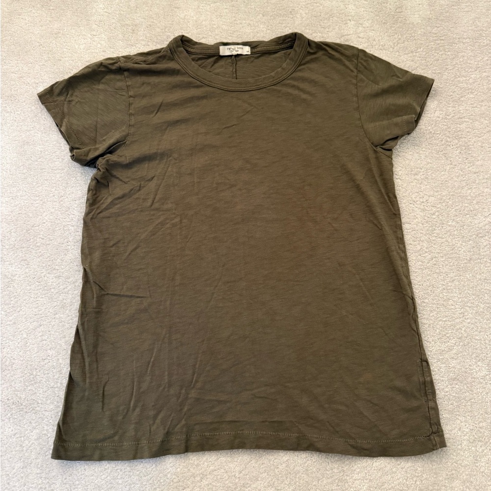 Rag & Bone The Slub Tee - Women’s Green T-Shirt